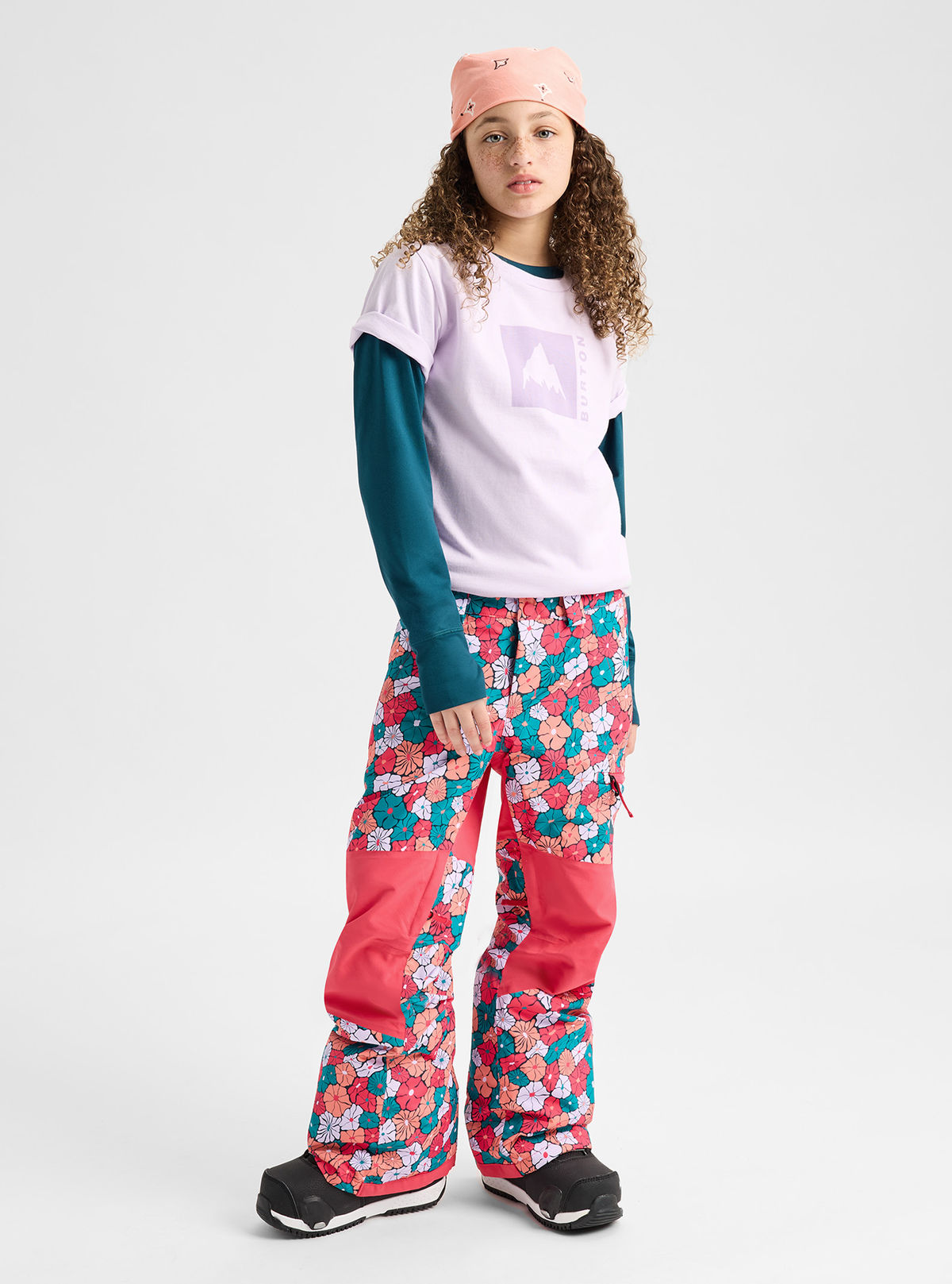 Kids' Burton Skylar 2L Pants - Pop Floral - Burton Pants Outerwear - alternate view 2