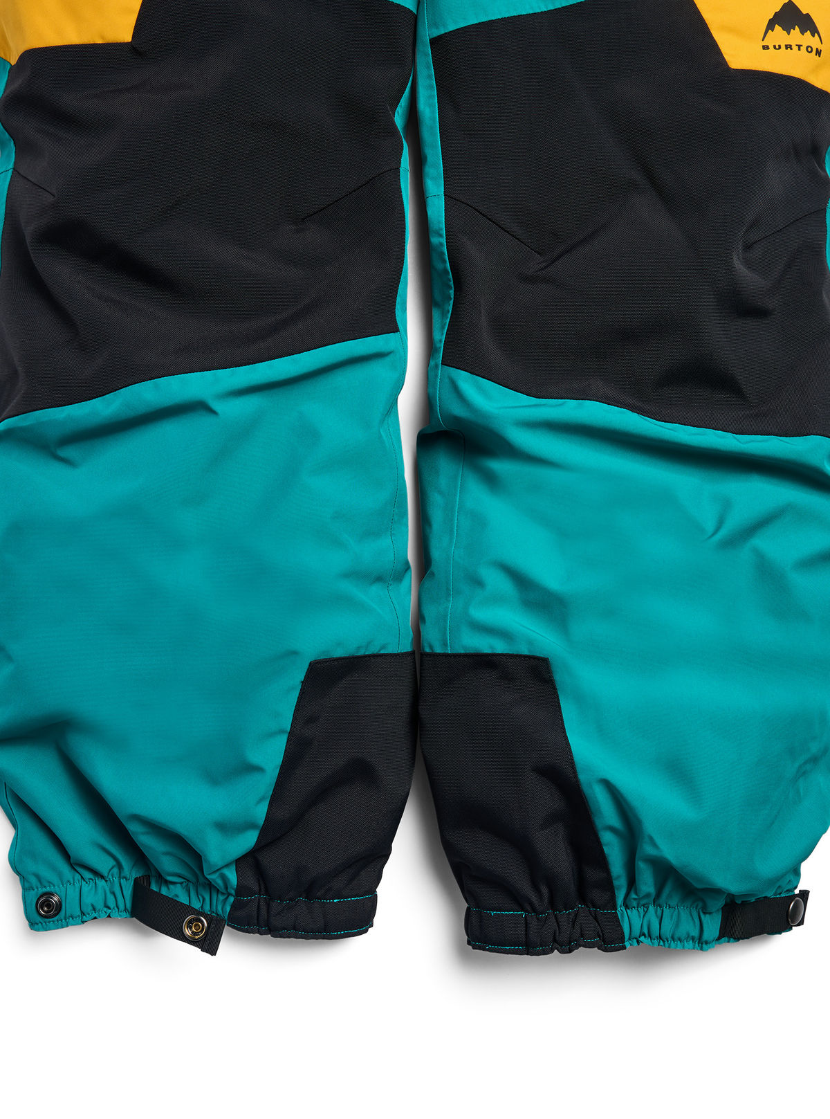 Kids' Burton Powline GORE-TEX Bib Pants - Pacific Teal/Goldenrod/True Black - Burton Pants Outerwear - alternate view 7