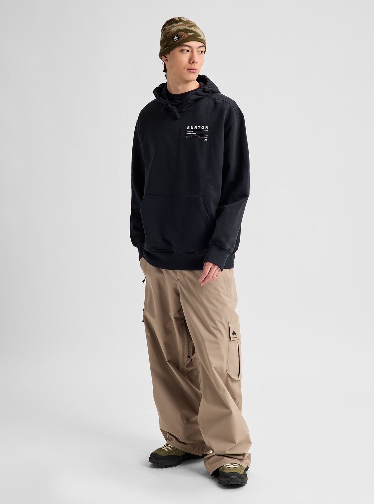 Burton Moretown Pullover Hoodie - True Black - Pullover Hoodie Apparel