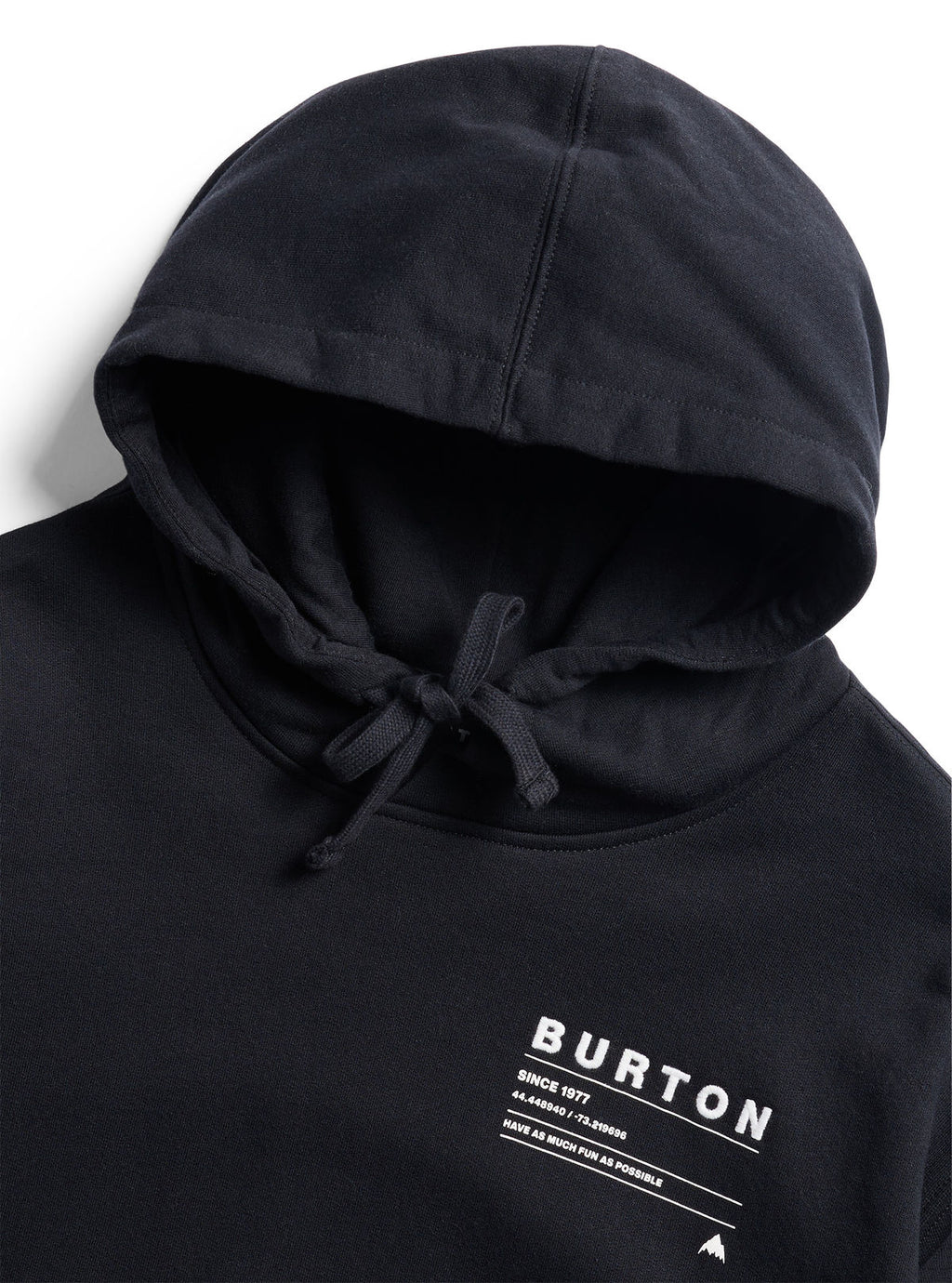 Burton Moretown Pullover Hoodie - True Black - Pullover Hoodie Apparel