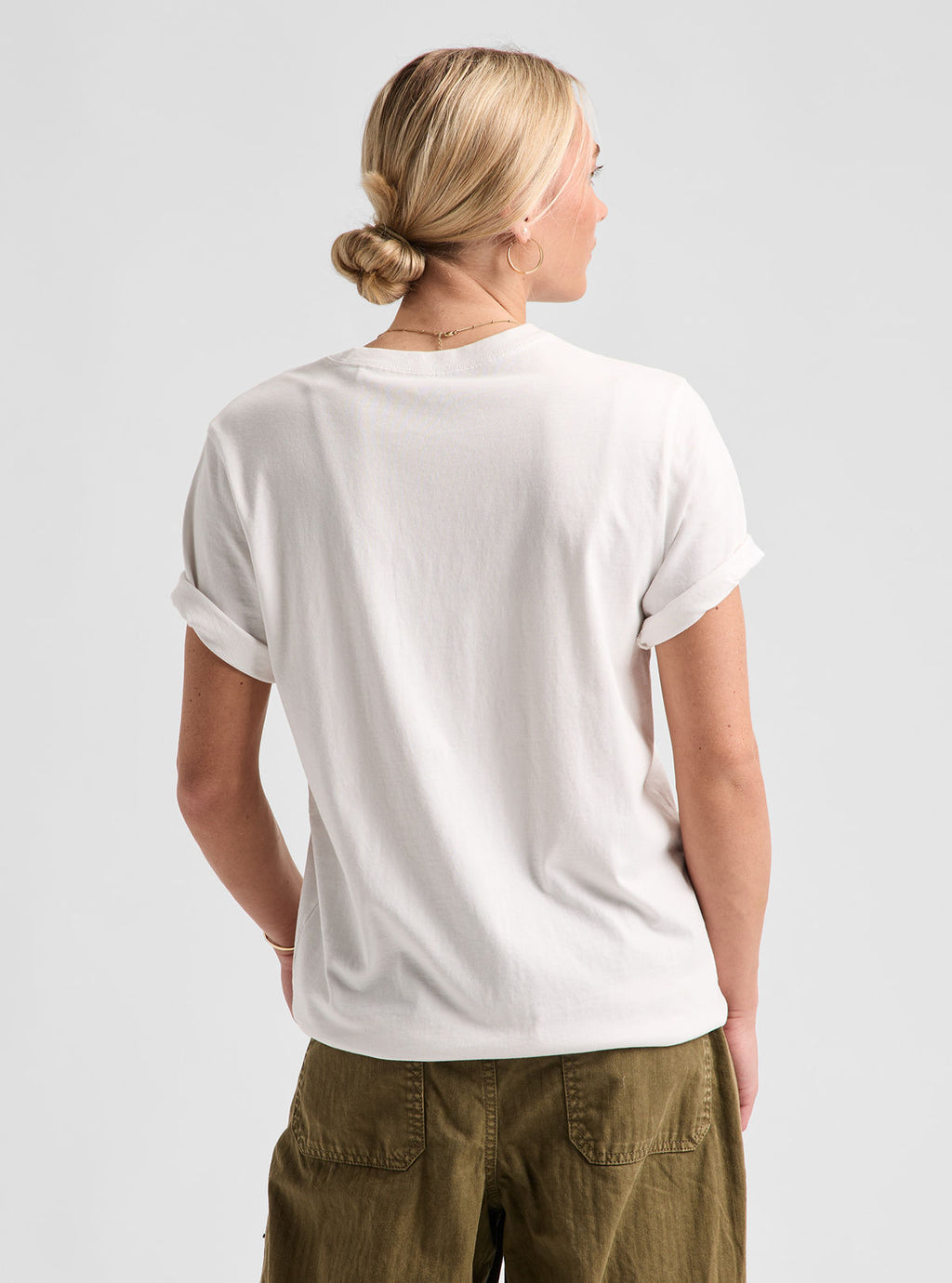 Burton Elmore Short Sleeve T-Shirt - Stout White - Burton SS Tee Apparel - alternate view 4