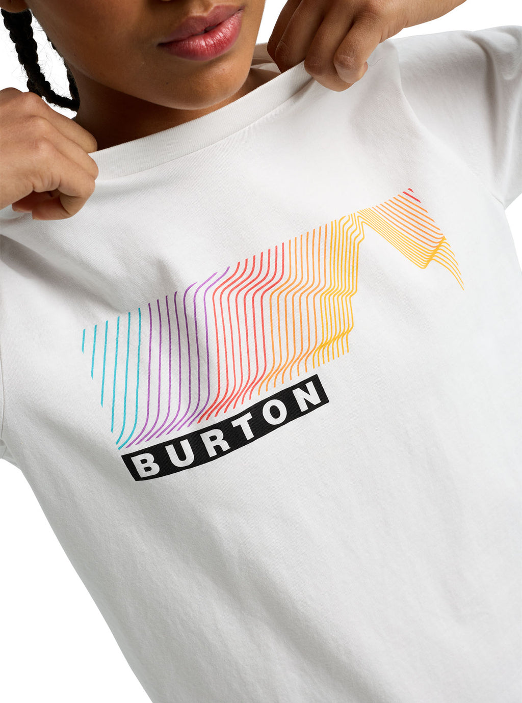 Burton Elmore Short Sleeve T-Shirt - Stout White - Burton SS Tee Apparel - alternate view 8