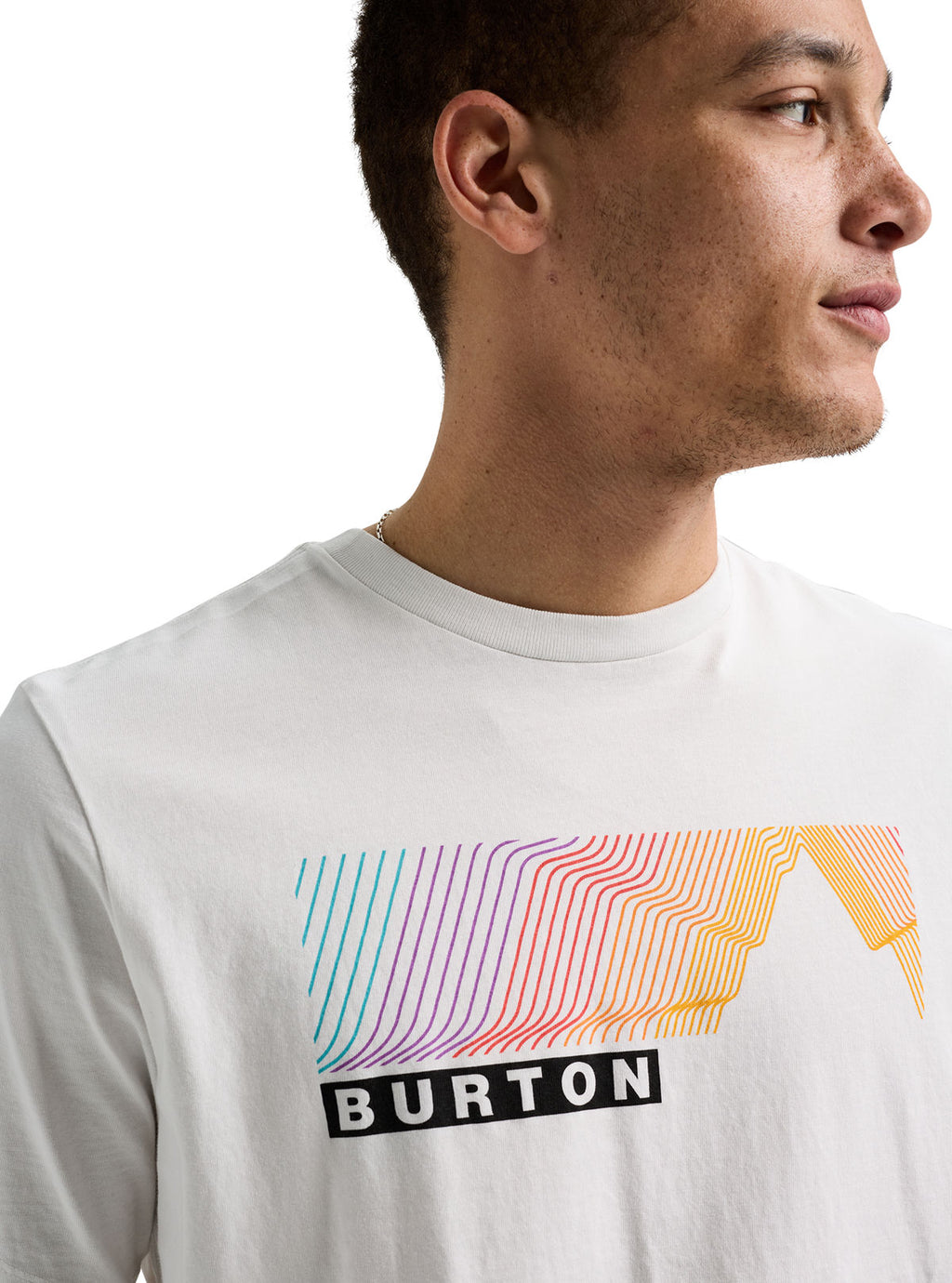 Burton Elmore Short Sleeve T-Shirt - Stout White - Burton SS Tee Apparel - alternate view 9