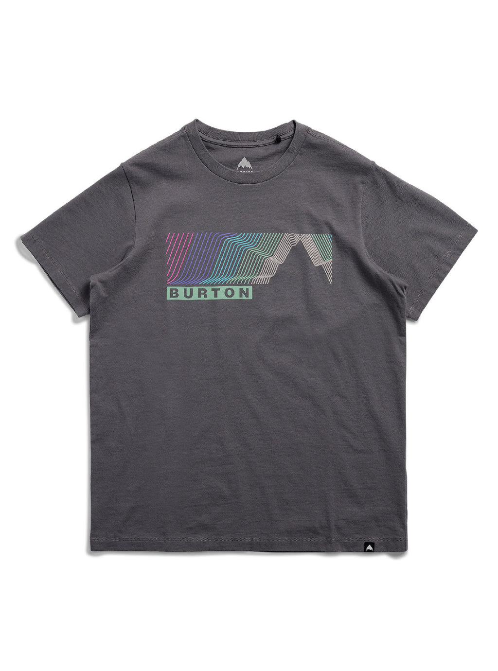 Burton Elmore Short Sleeve T-Shirt - Gotham Gray - Burton SS Tee Apparel
