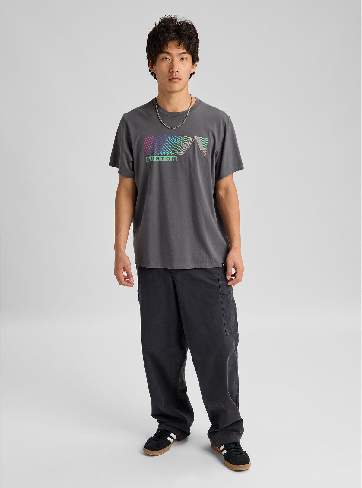 Burton Elmore Short Sleeve T-Shirt - Gotham Gray - Burton SS Tee Apparel - alternate view 6