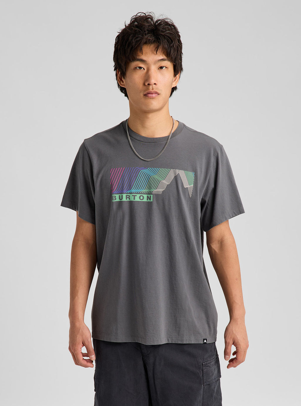 Burton Elmore Short Sleeve T-Shirt - Gotham Gray - Burton SS Tee Apparel - alternate view 7