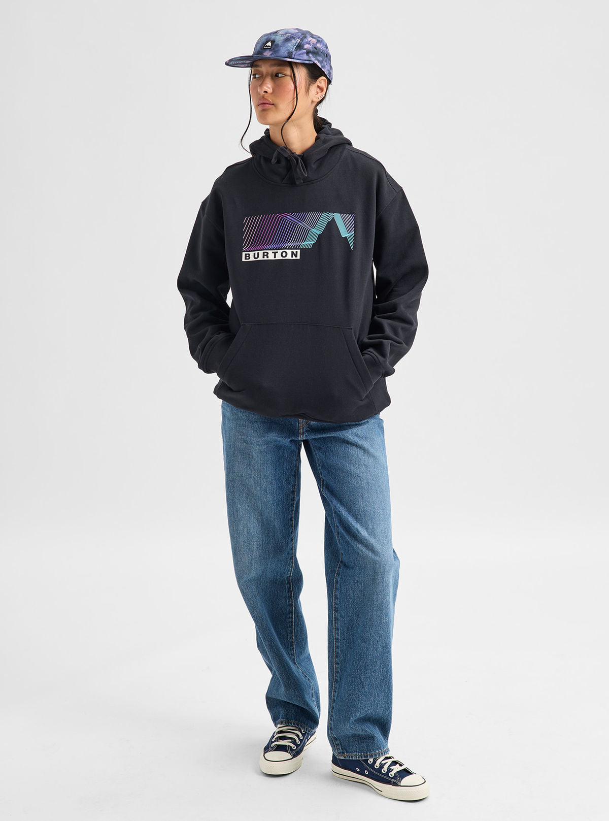 Burton Elmore Pullover Hoodie - True Black - Burton Pullover Hoodie Apparel - alternate view 6