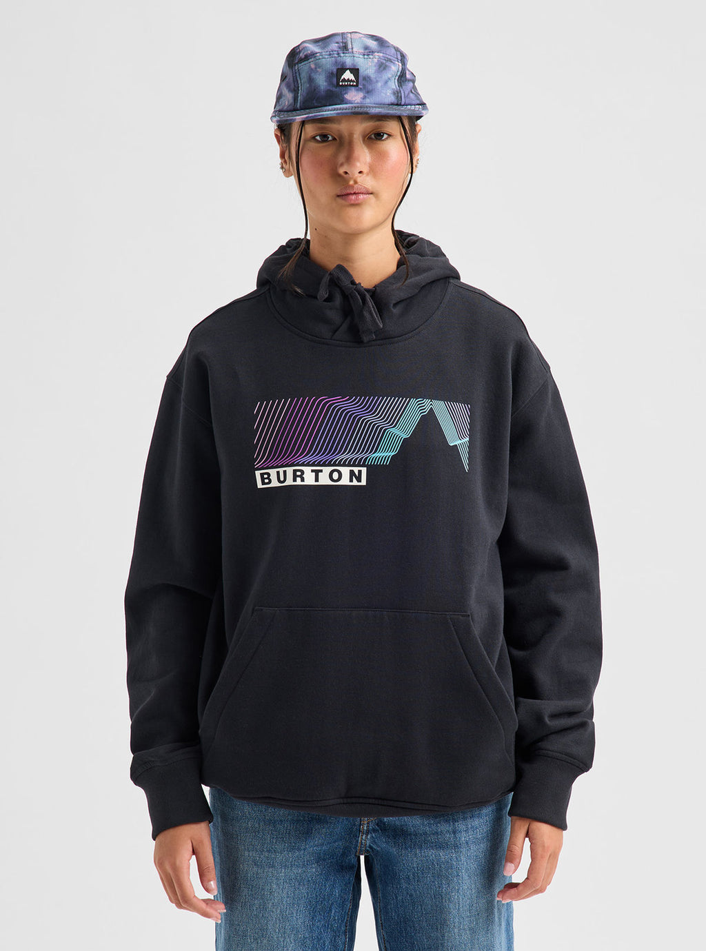 Burton Elmore Pullover Hoodie - True Black - Burton Pullover Hoodie Apparel - alternate view 7