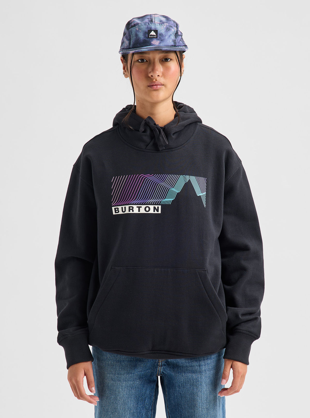 Burton Elmore Pullover Hoodie - True Black - Burton Pullover Hoodie Apparel - alternate view 7
