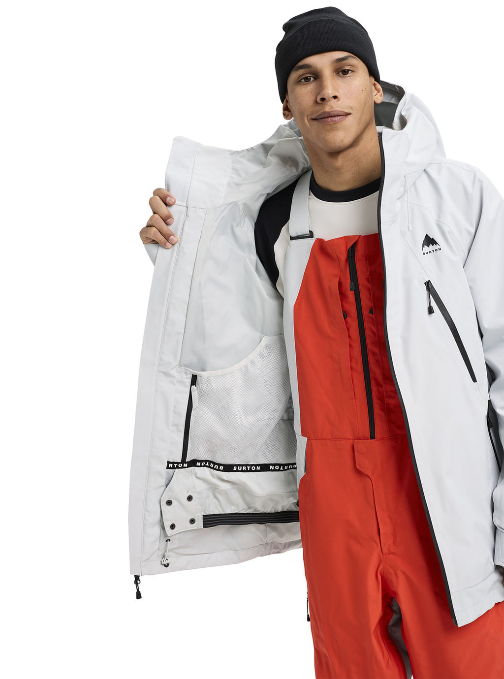 Men's Burton Reserve GORE-TEX 2L Jacket - Gray Cloud - Burton Jacket Outerwear - alternate view 9