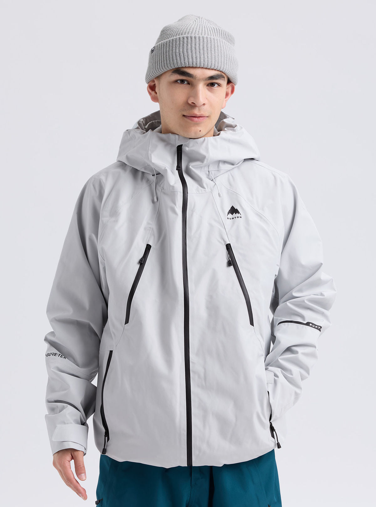 Men's Burton Reserve GORE-TEX 2L Jacket - Gray Cloud - Burton Jacket Outerwear - alternate view 3