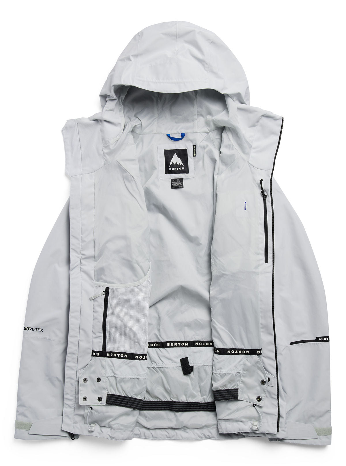 Men's Burton Reserve GORE-TEX 2L Jacket - Gray Cloud - Burton Jacket Outerwear - alternate view 8