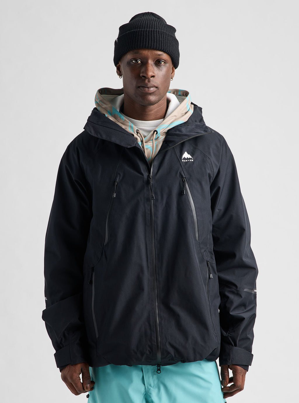 Men's Burton Reserve GORE-TEX 2L Jacket - True Black - Burton Jacket Outerwear - alternate view 3