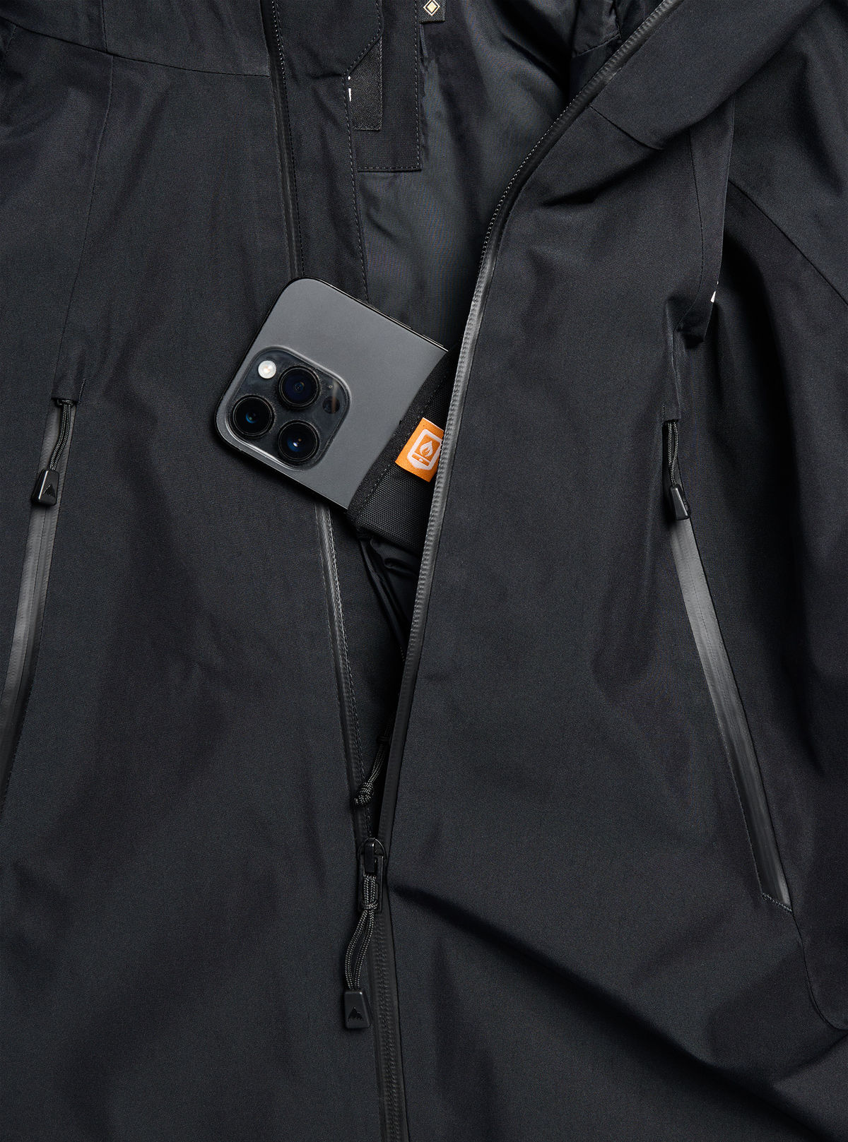 Men's Burton Reserve GORE-TEX 2L Jacket - True Black - Burton Jacket Outerwear - alternate view 6