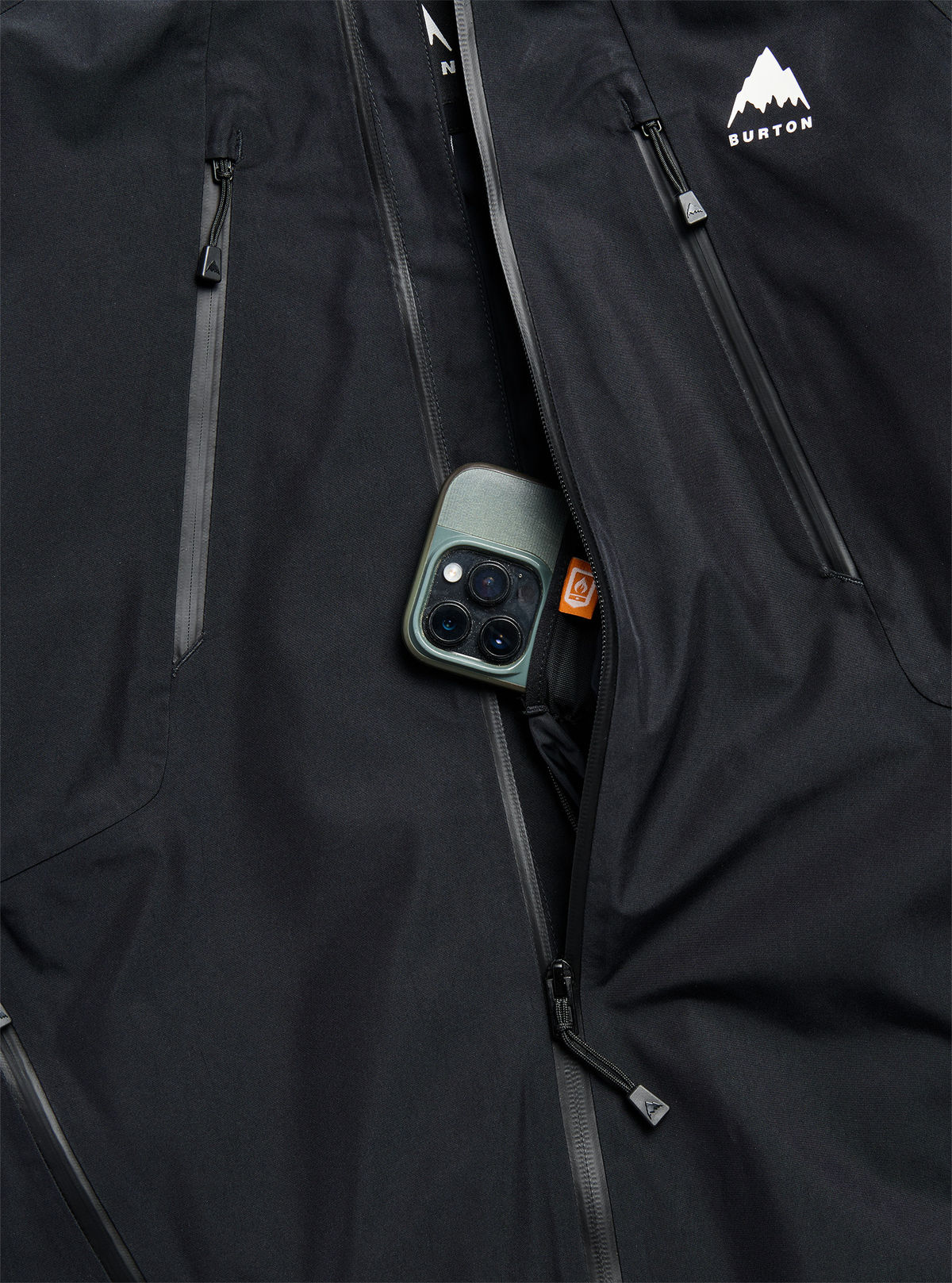Women's Burton Reserve GORE-TEX 2L Jacket - True Black - Burton Jacket Outerwear - alternate view 5