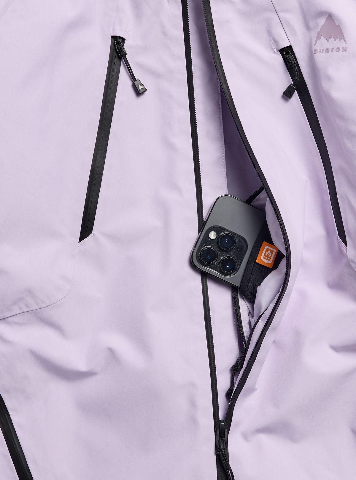 Women's Burton Reserve GORE-TEX 2L Jacket - Moondust Purple - Burton Jacket Outerwear - alternate view 2