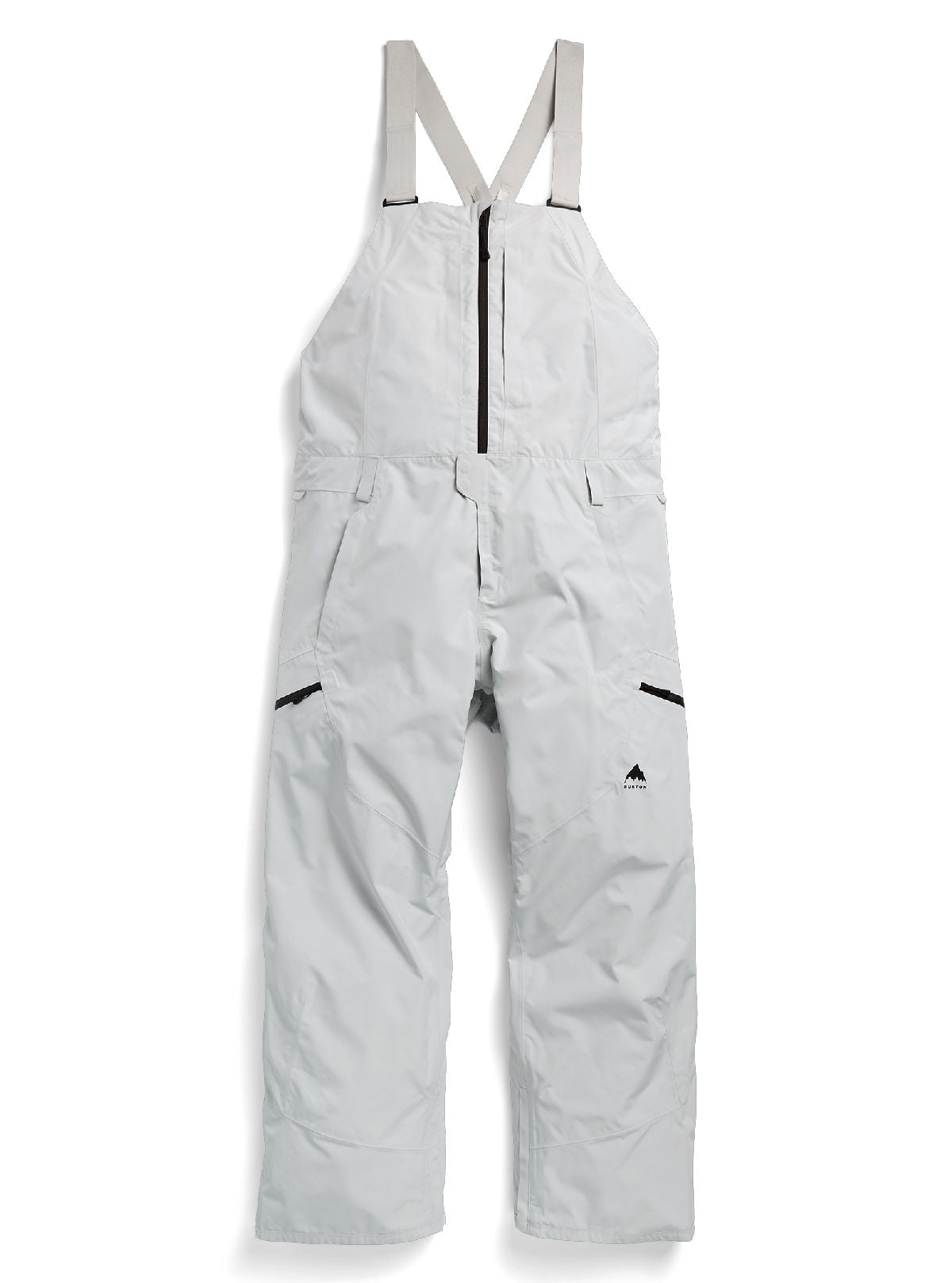 Men's Burton Reserve GORE-TEX 2L Bib Pants - Gray Cloud - Burton Bibs Outerwear