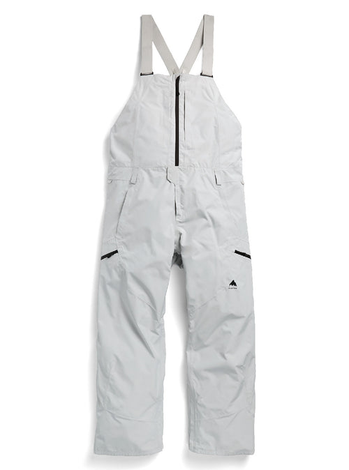 Men's Burton Reserve GORE-TEX 2L Bib Pants - Gray Cloud - Burton Bibs Outerwear