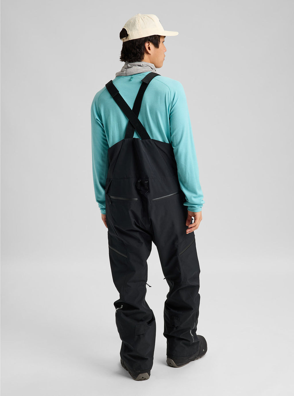 Men's Burton Reserve GORE-TEX 2L Bib Pants - True Black - Burton Bibs Outerwear - alternate view 4