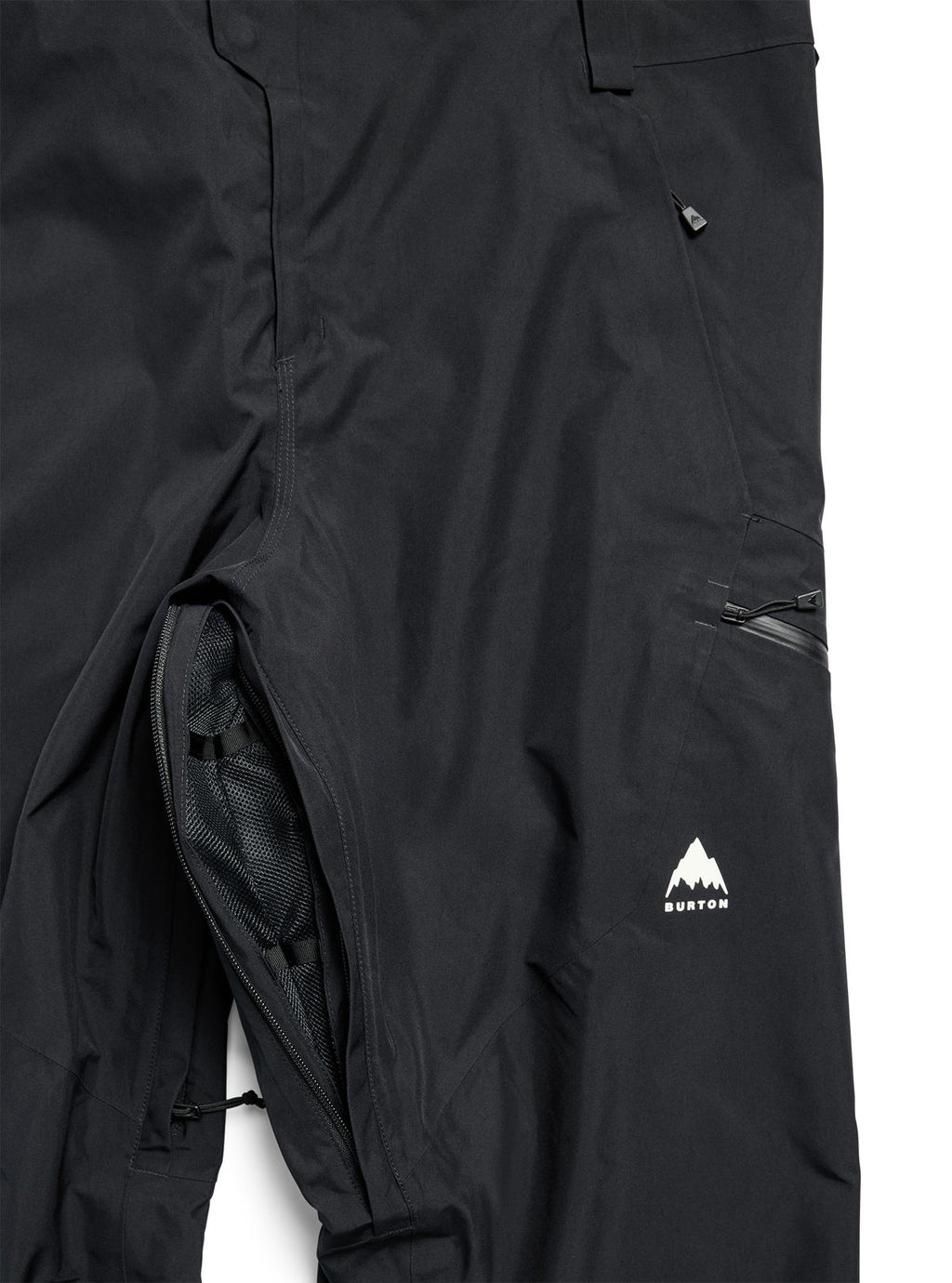 Men's Burton Reserve GORE-TEX 2L Bib Pants - True Black - Burton Bibs Outerwear - alternate view 5
