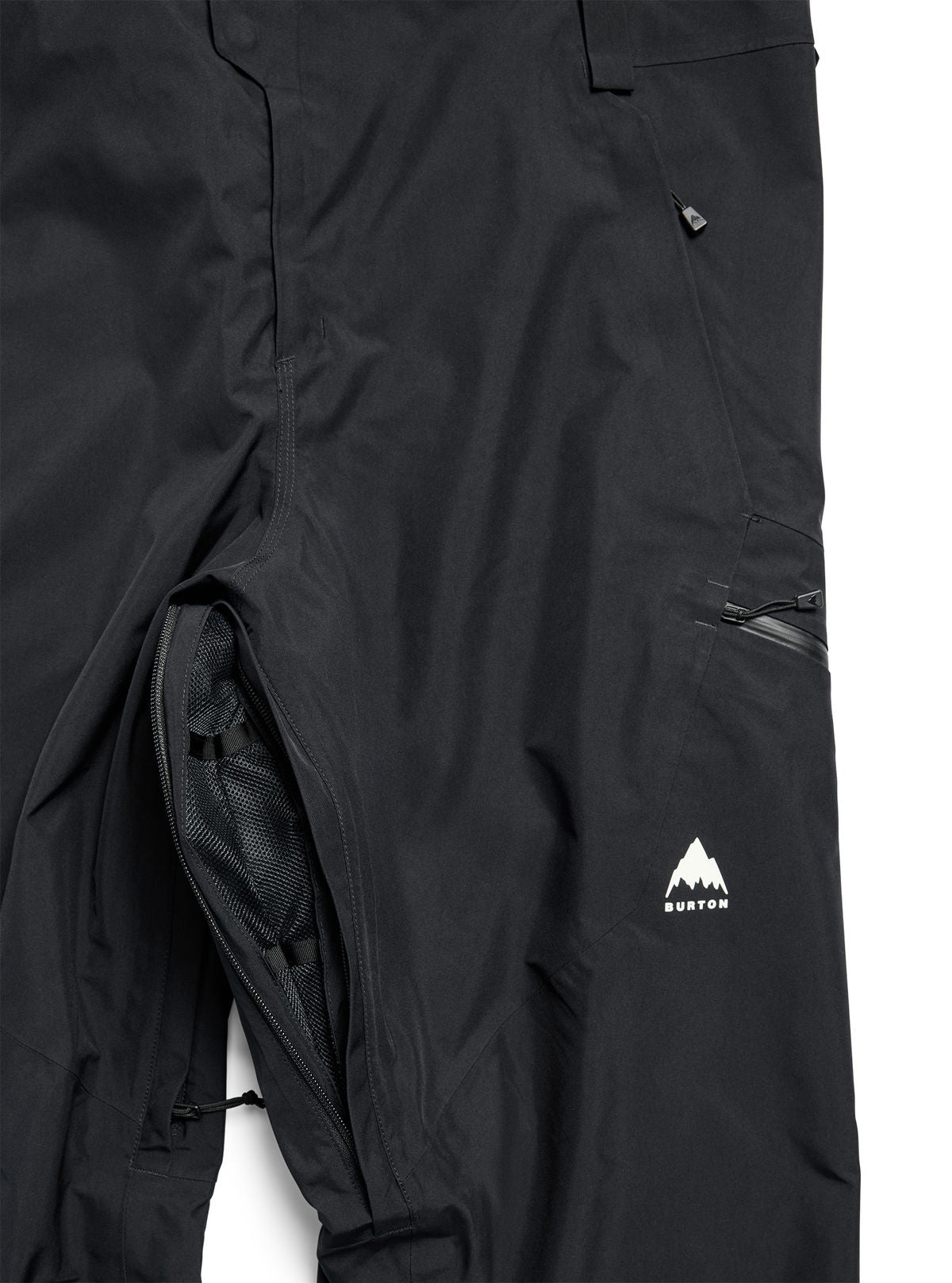 Men's Burton Reserve GORE-TEX 2L Bib Pants - True Black - Burton Bibs Outerwear - alternate view 5