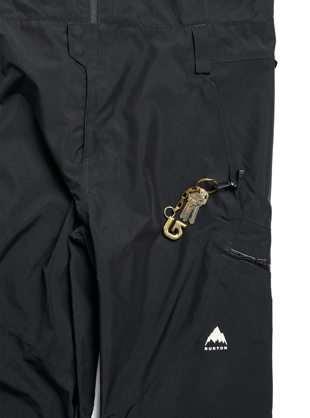 Men's Burton Reserve GORE-TEX 2L Bib Pants - True Black - Burton Bibs Outerwear - alternate view 7