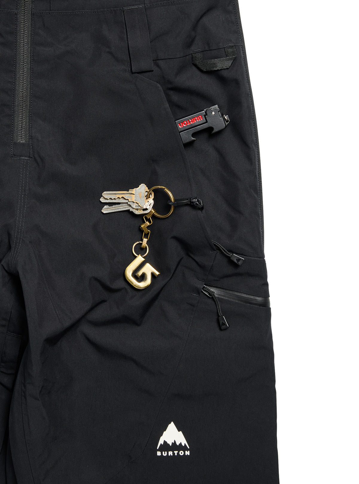 Women's Burton Reserve GORE-TEX 2L Bib Pants - True Black - Burton Bibs Outerwear - alternate view 3