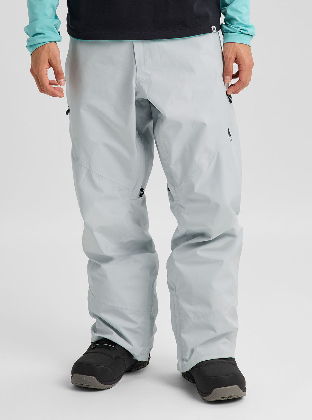 Men's Burton Reserve GORE-TEX 2L Pants - Gray Cloud - Burton Pants Outerwear - alternate view 3