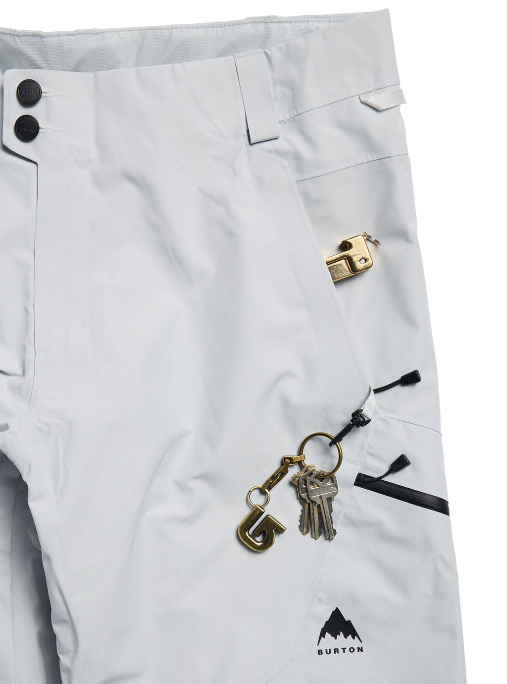 Men's Burton Reserve GORE-TEX 2L Pants - Gray Cloud - Burton Pants Outerwear - alternate view 6