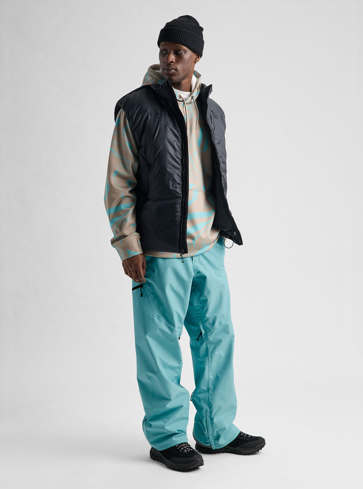Men's Burton Reserve GORE-TEX 2L Pants - Mineral Blue - Burton Pants Outerwear - alternate view 2
