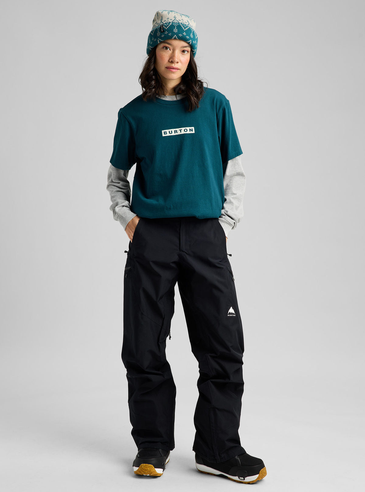 Women's Burton Reserve GORE-TEX 2L Pants - True Black - Burton Pants Outerwear - alternate view 2