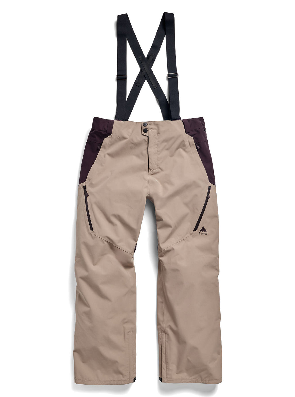 Men's Burton Reserve 2L 3-In-1 Pants - Bear Hug Brown/Summit Taupe - Burton Pants Outerwear