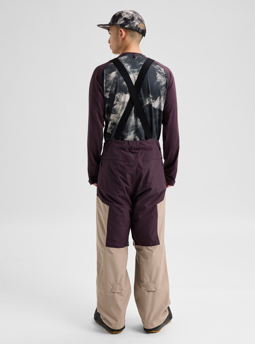 Men's Burton Reserve 2L 3-In-1 Pants - Bear Hug Brown/Summit Taupe - Burton Pants Outerwear - alternate view 4