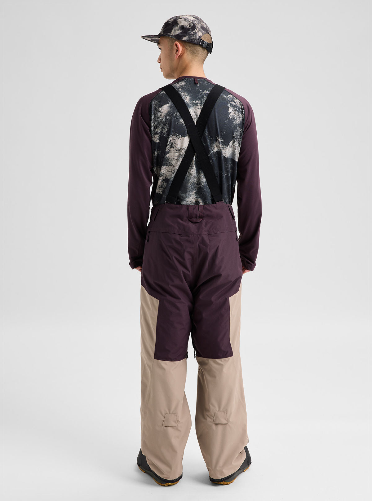 Men's Burton Reserve 2L 3-In-1 Pants - Bear Hug Brown/Summit Taupe - Burton Pants Outerwear - alternate view 4