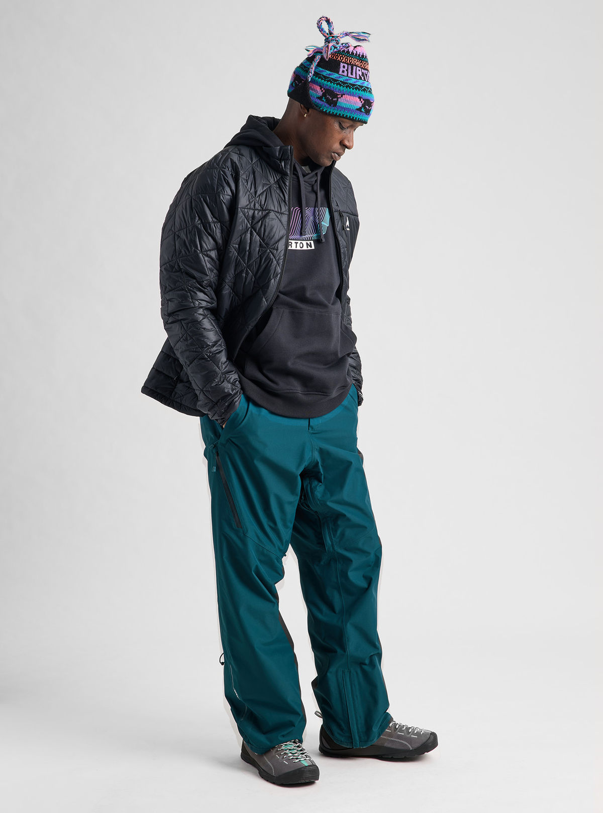 Men's Burton Reserve 2L 3-In-1 Pants - Atlantic Teal - Burton Pants Outerwear - alternate view 2