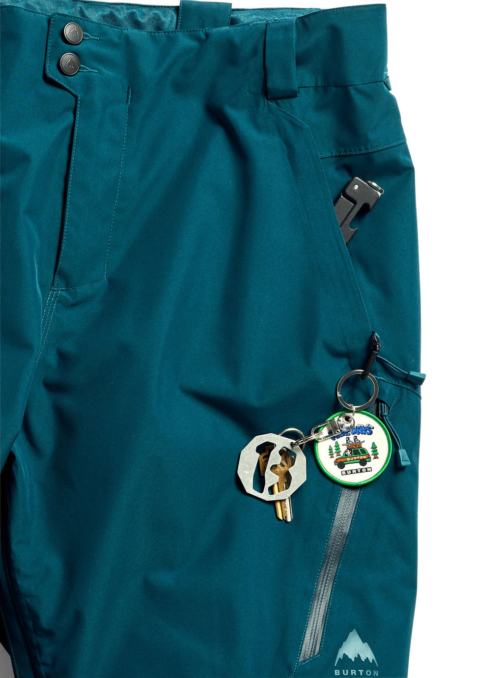Men's Burton Reserve 2L 3-In-1 Pants - Atlantic Teal - Burton Pants Outerwear - alternate view 5