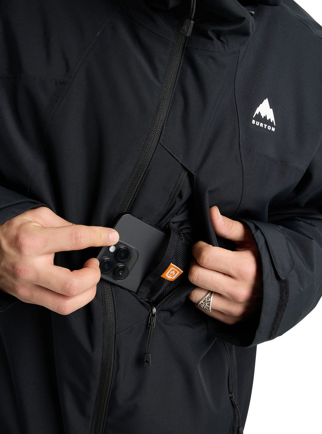 Men's Burton Reserve 2L Insulated Jacket - True Black - Burton Jacket Outerwear - alternate view 8