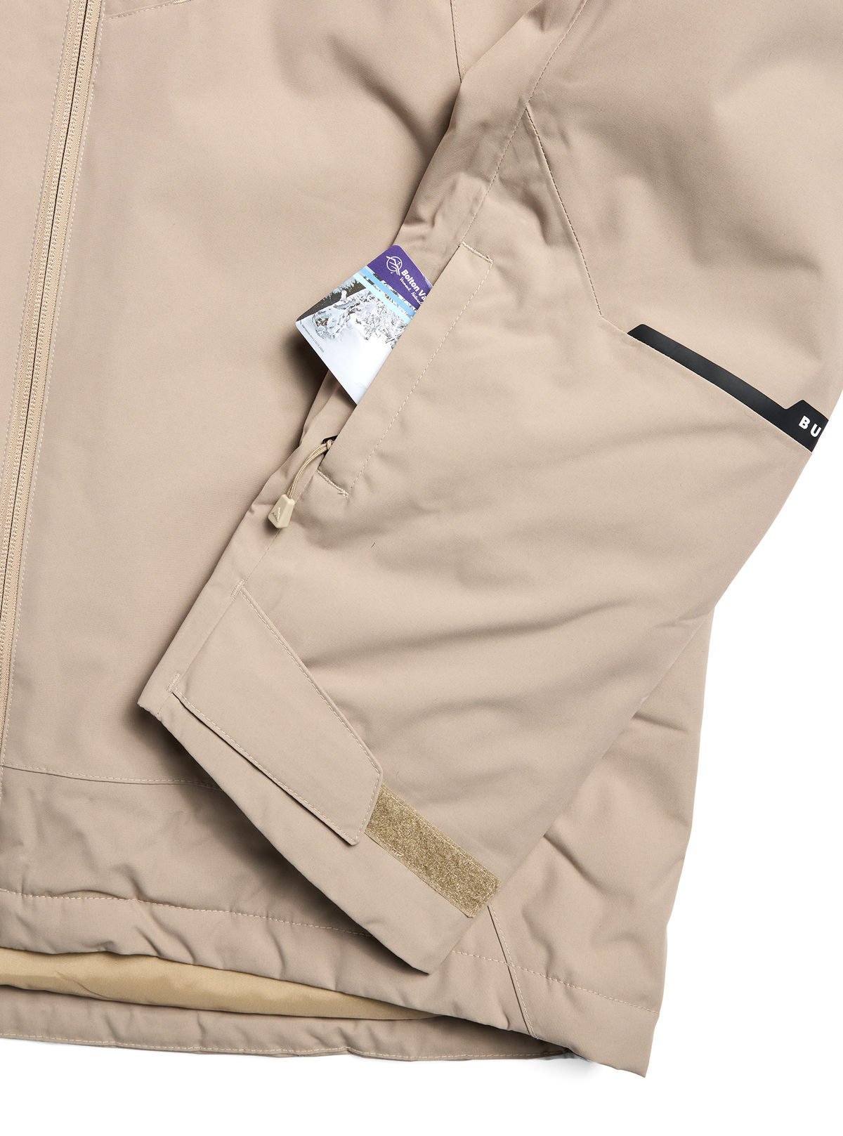 Men's Burton Reserve 2L Insulated Jacket - Summit Taupe - Burton Jacket Outerwear - alternate view 5