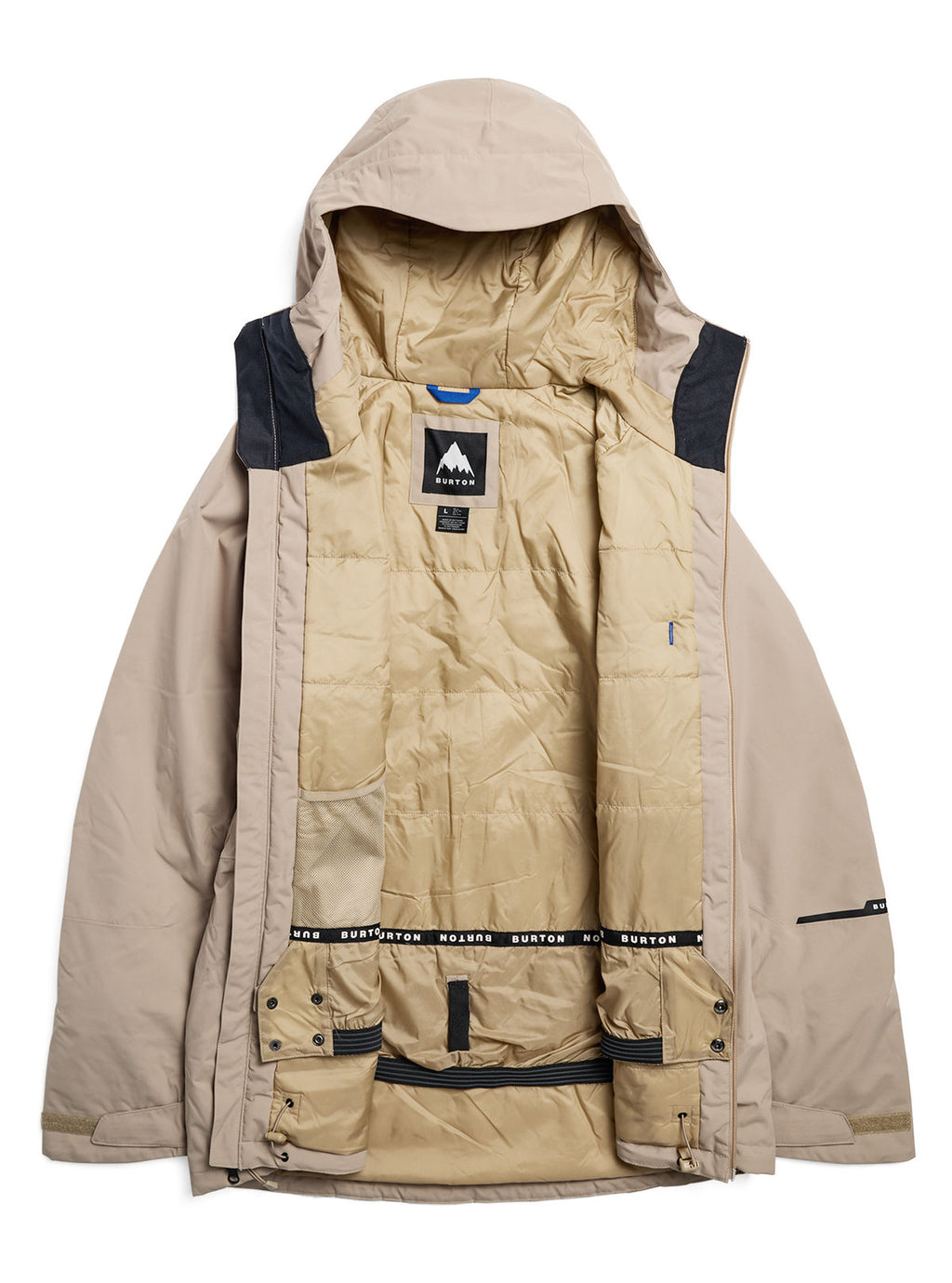 Men's Burton Reserve 2L Insulated Jacket - Summit Taupe - Burton Jacket Outerwear - alternate view 7