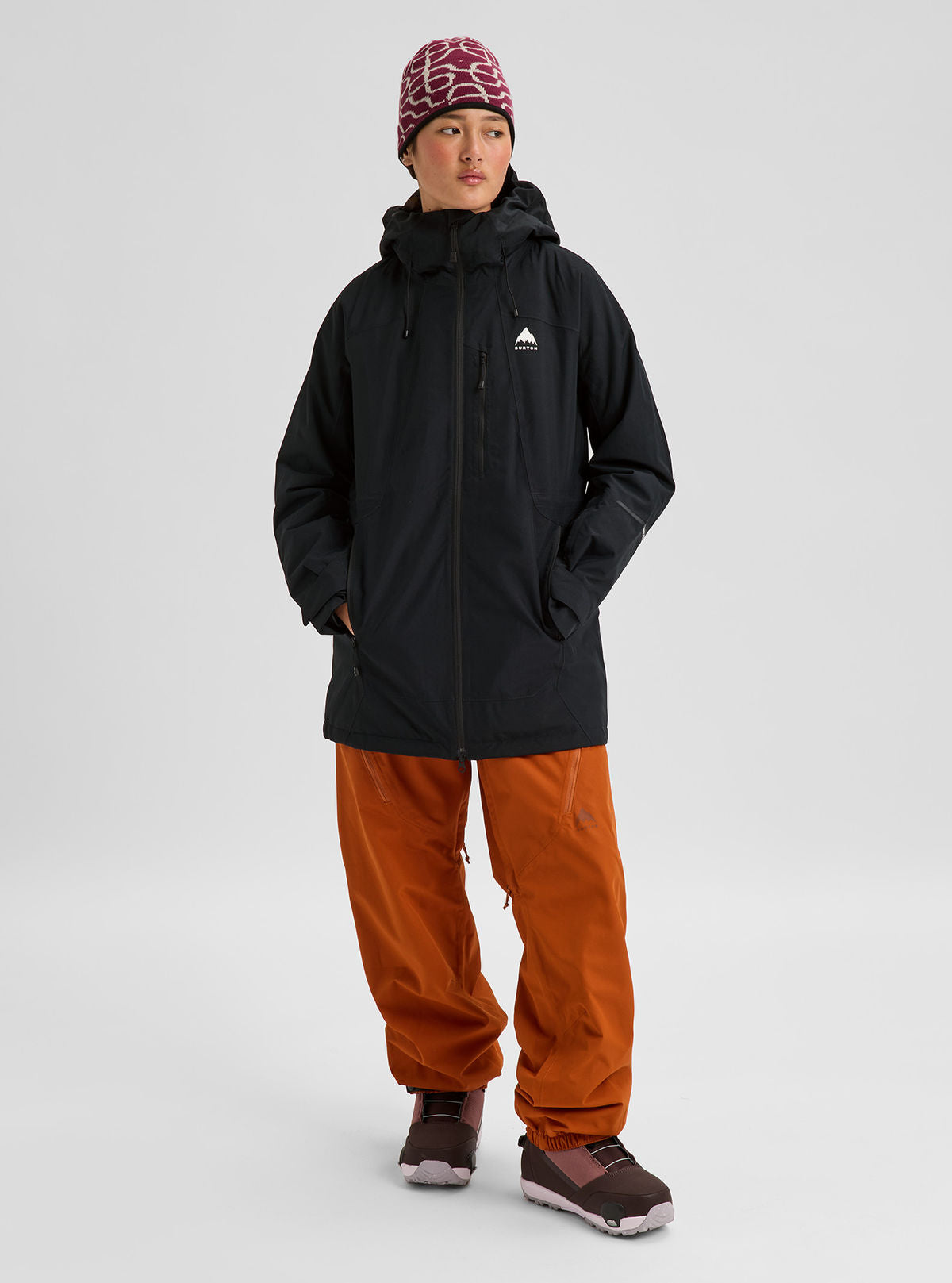 Women's Burton Reserve 2L Insulated Jacket - True Black - Burton Jacket Outerwear - alternate view 2