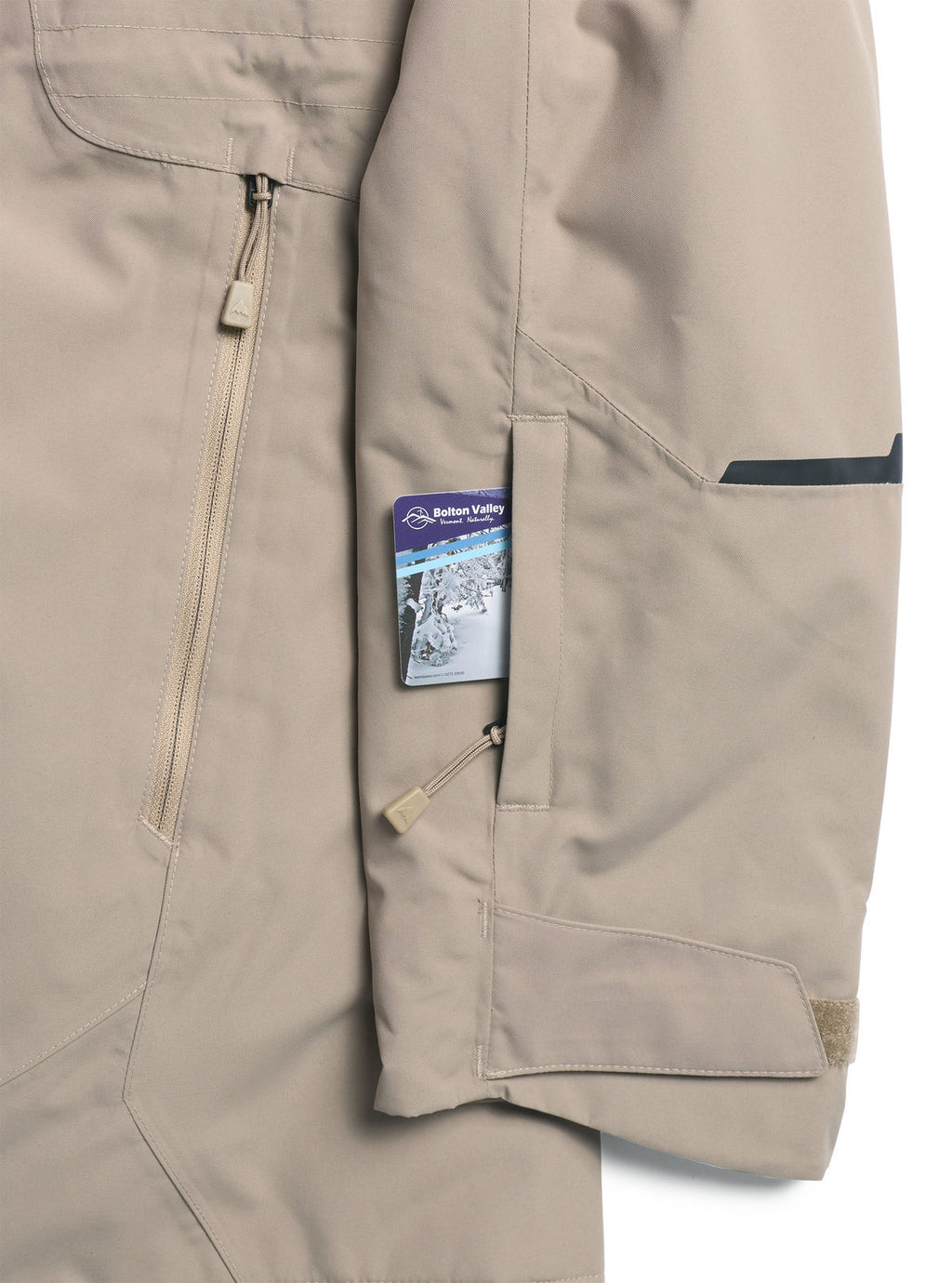 Women's Burton Reserve 2L Insulated Jacket - Summit Taupe - Burton Jacket Outerwear - alternate view 5