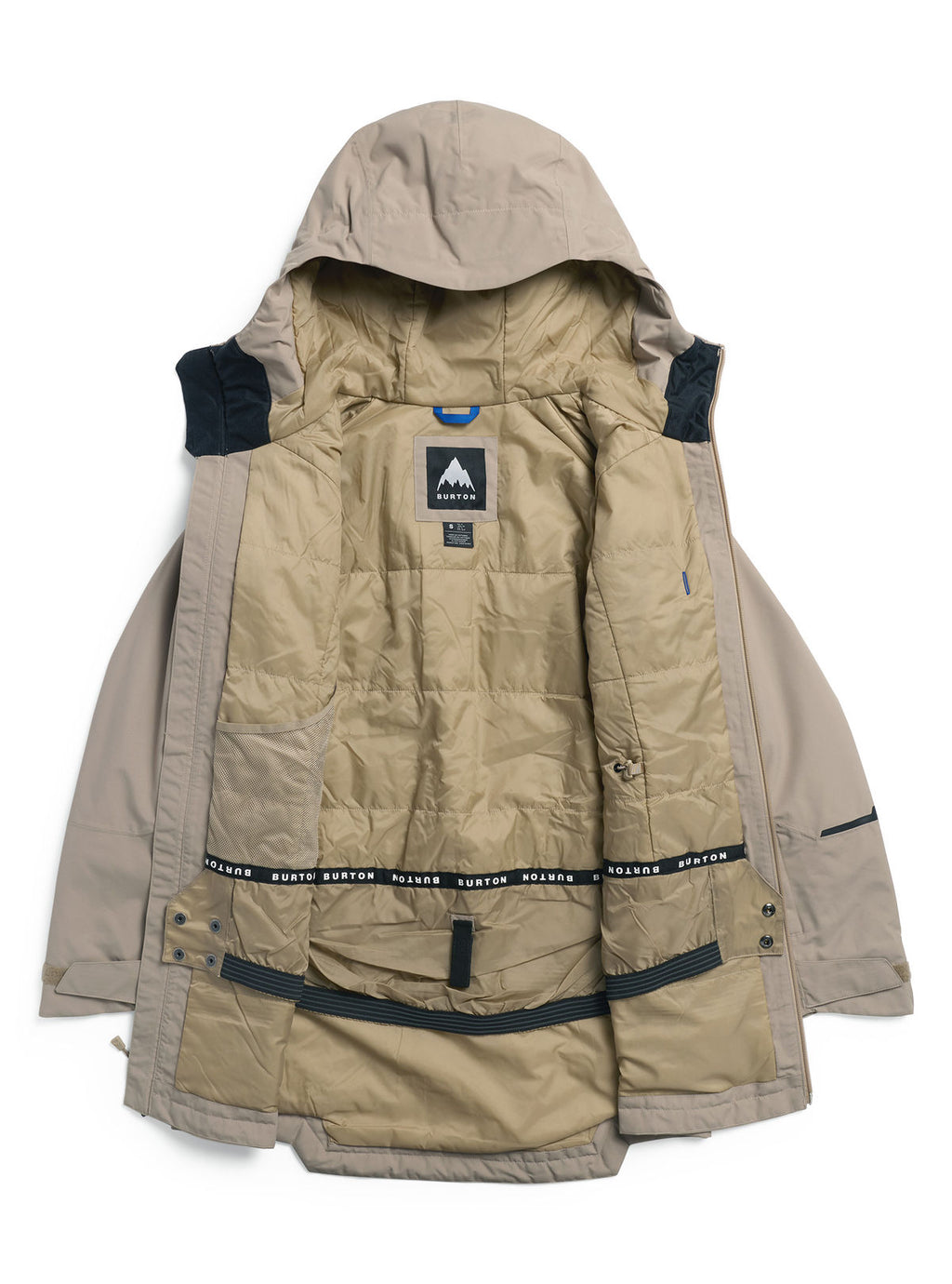 Women's Burton Reserve 2L Insulated Jacket - Summit Taupe - Burton Jacket Outerwear - alternate view 7