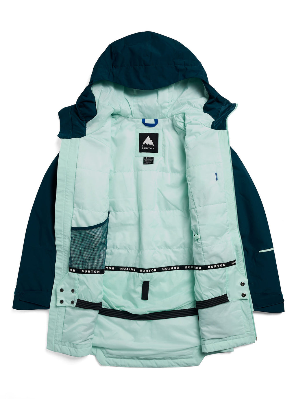 Women's Burton Reserve 2L Insulated Jacket - Atlantic Teal/Spring Frost - Burton Jacket Outerwear - alternate view 7