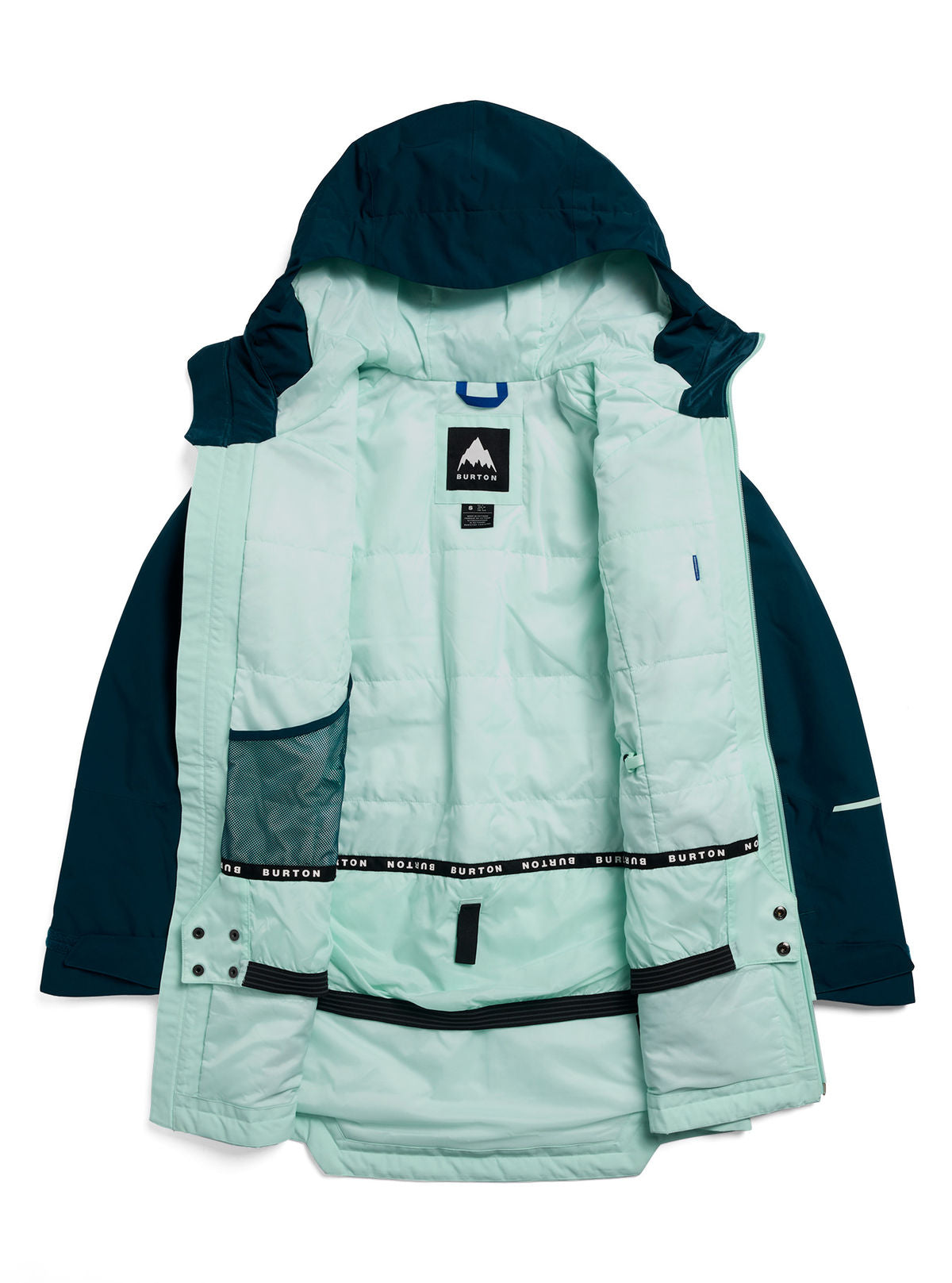 Women's Burton Reserve 2L Insulated Jacket - Atlantic Teal/Spring Frost - Burton Jacket Outerwear - alternate view 7