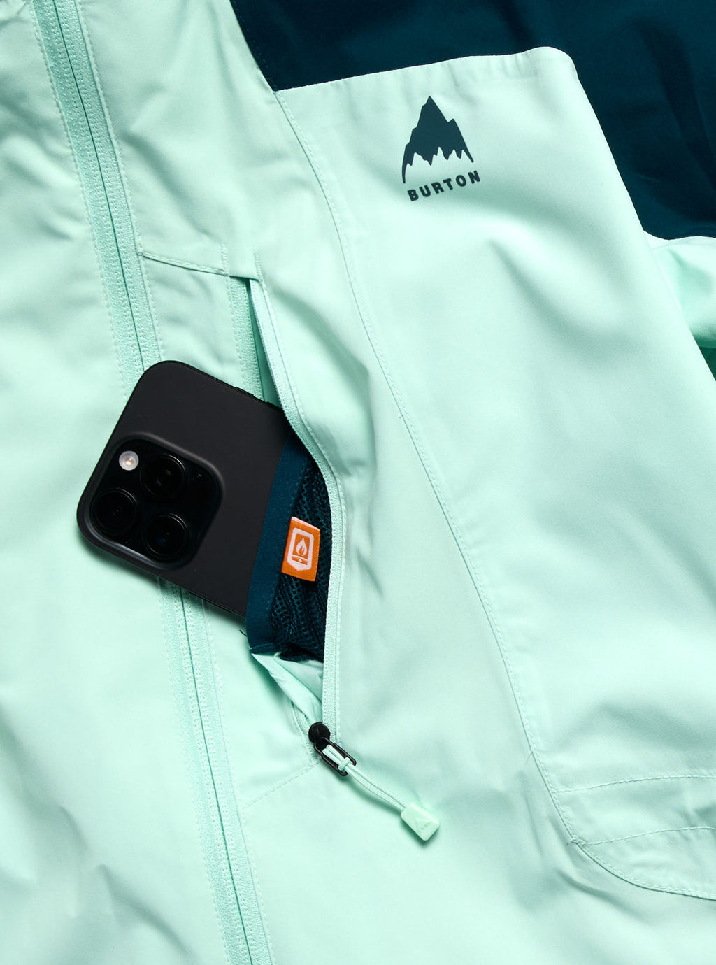 Women's Burton Reserve 2L Insulated Jacket - Atlantic Teal/Spring Frost - Burton Jacket Outerwear - alternate view 6