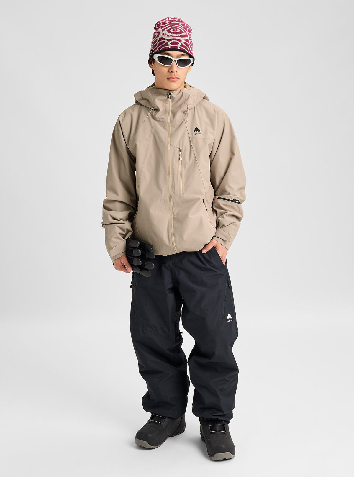Men's Burton Reserve 2L Jacket - Summit Taupe - Burton Jacket Outerwear - alternate view 10