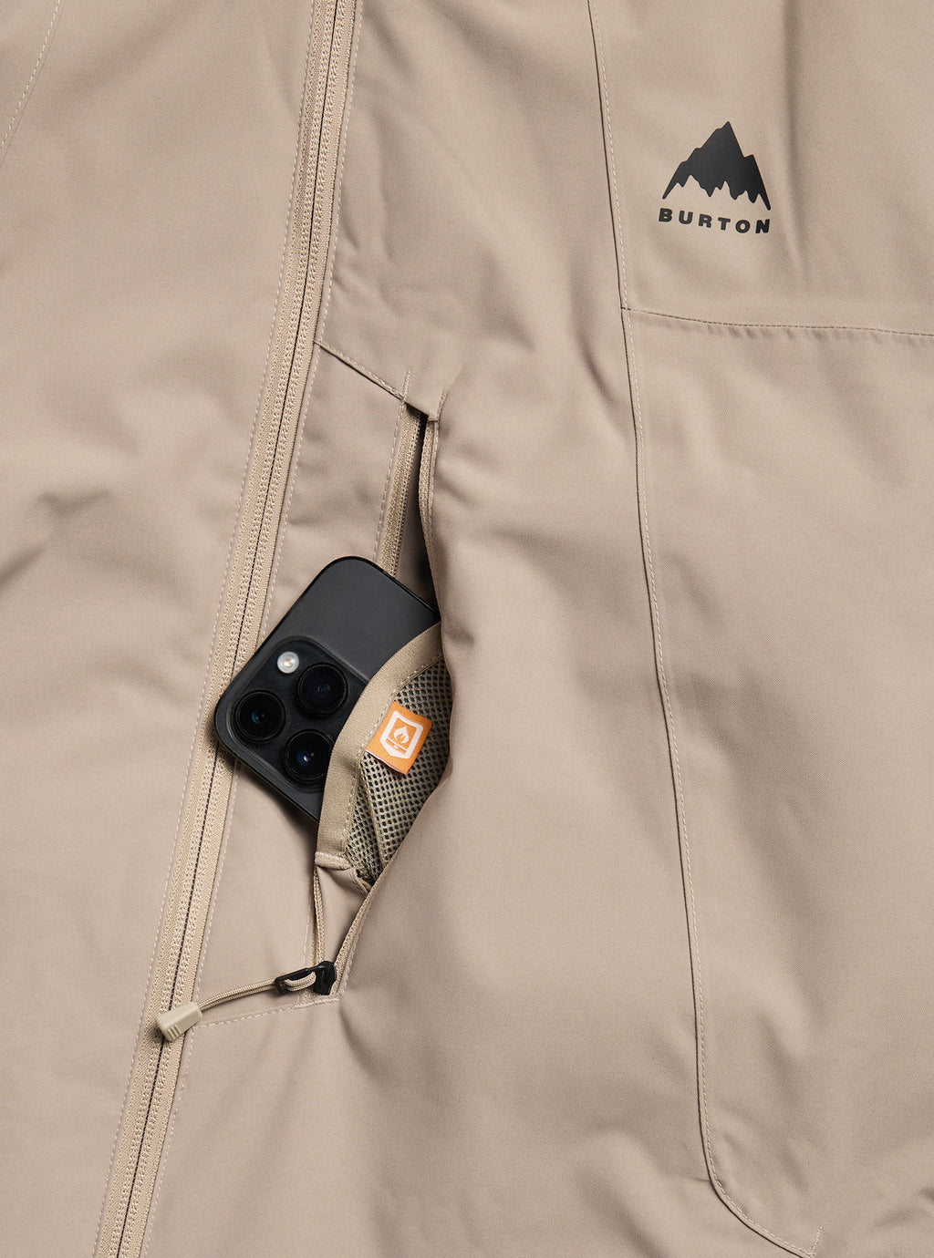 Men's Burton Reserve 2L Jacket - Summit Taupe - Burton Jacket Outerwear - alternate view 6