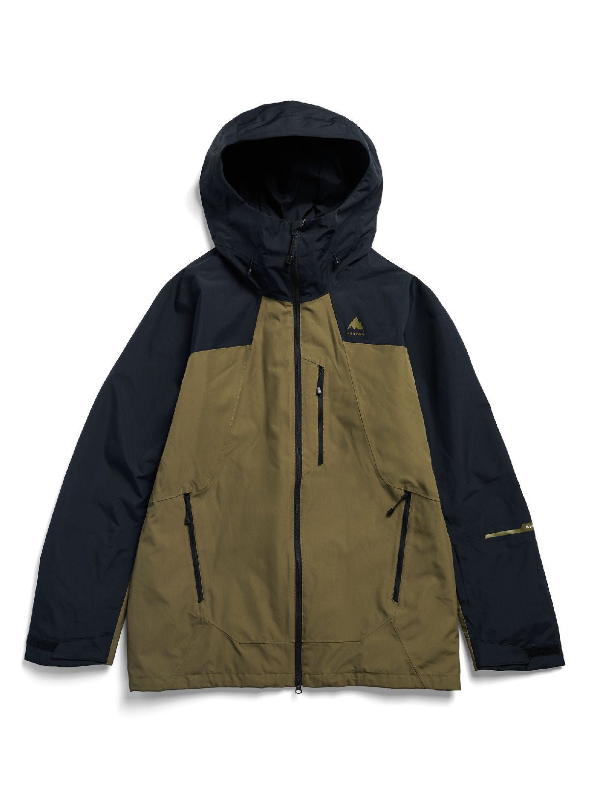 Men's Burton Reserve 2L Jacket - True Black/Dried Moss - Burton Jacket Outerwear
