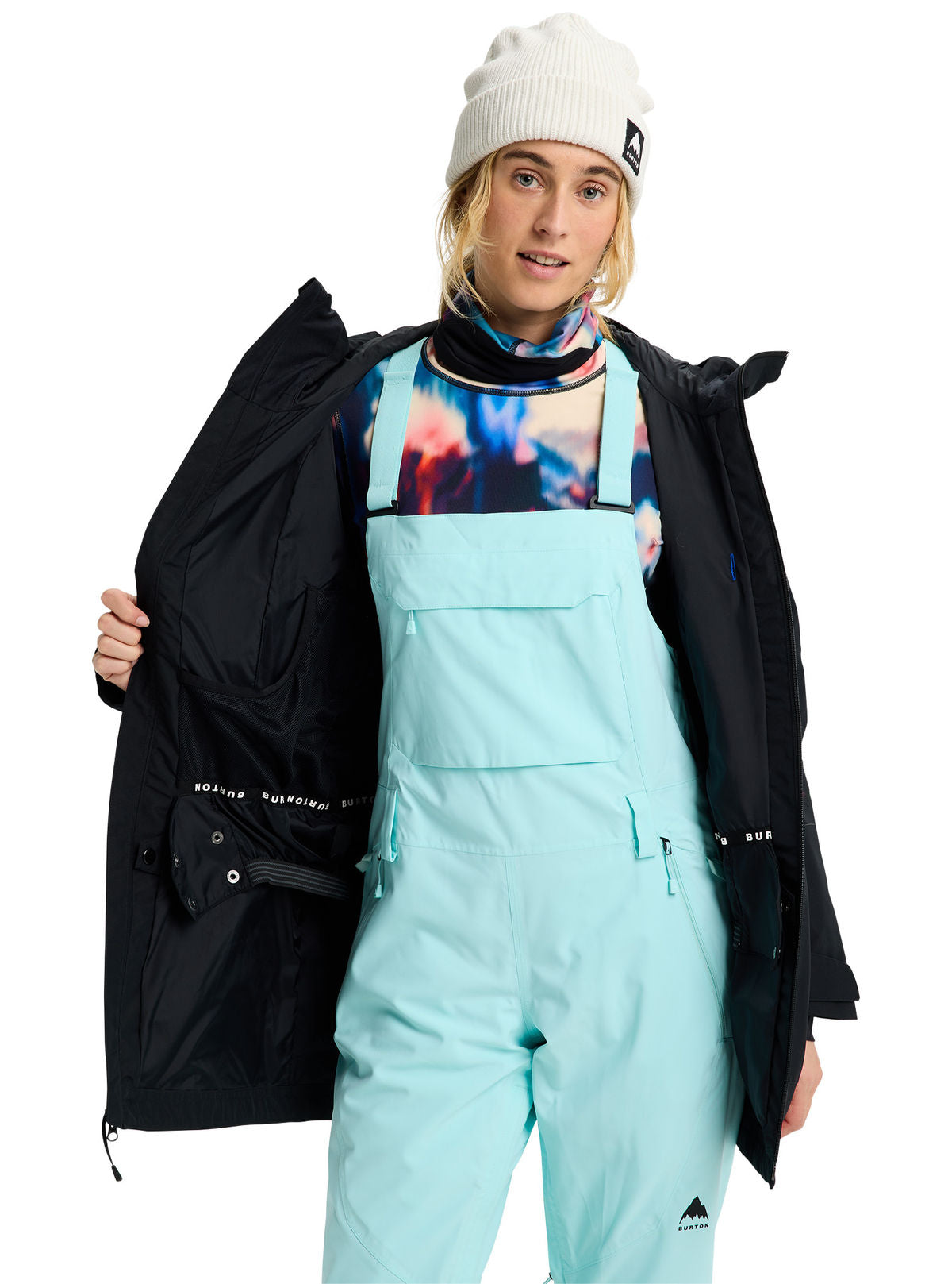 Women's Burton Reserve 2L Jacket - True Black - Burton Jacket Outerwear - alternate view 9