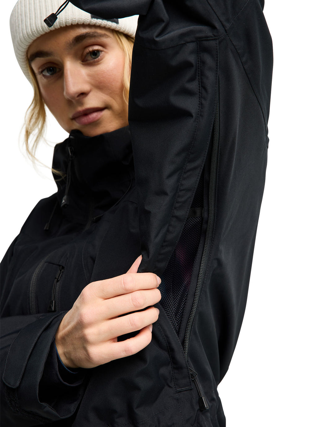 Women's Burton Reserve 2L Jacket - True Black - Burton Jacket Outerwear - alternate view 8